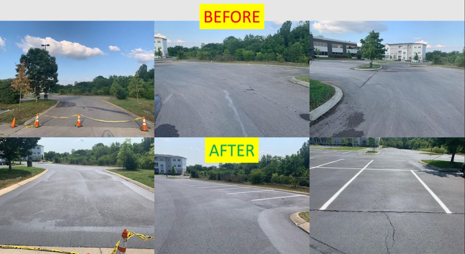 Wide-format roadway lines